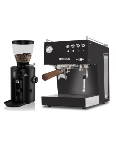 Set Ascaso Steel Duo PID Espresso Machine + Mahlkonig Home Grinder X54