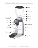 Set Lelit Bianca V.3 Black Edition Espresso Machine + Compak E6 DBW Coffee Grinder with an integrated scale