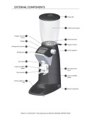 Compak F8 DBW Coffee Grinder with an integrated scale