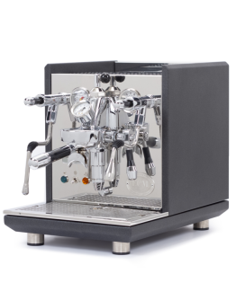 Set ECM Synchronika Anthracite Espresso Machines with Flow Control + Eureka Mignon Zero Single Dose Grinder for Domestic use