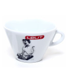 Lelit PL303 porcelain latte cup with saucer, 270 cc, 6 pcs