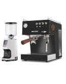 Set Ascaso Steel Duo PID Espresso Machine + Eureka Atom Specialty 75E On-demand grinder for domestic and professional purpose