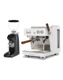 Set Ascaso BABY T PLUS Espresso Machine + Compak E5 OD Coffee Grinder
