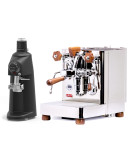 Set Lelit Bianca Top-Level Espresso Machine + Compak PK100 LAB Coffee Grinder
