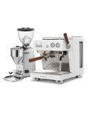Set Ascaso BABY T PLUS Espresso Machine + Mazzer MINI Electronic A Coffee Grinder