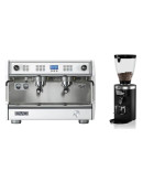 Set Dalla Corte EVO 2 2 Groups Espresso Machine + Mahlkonig Espresso Grinder E65S