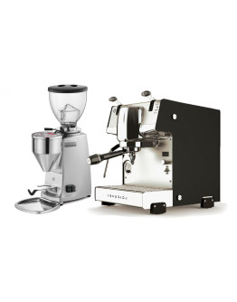 Set Dalla Corte STUDIO Espresso Machine + Mazzer MINI Electronic A Coffee Grinder