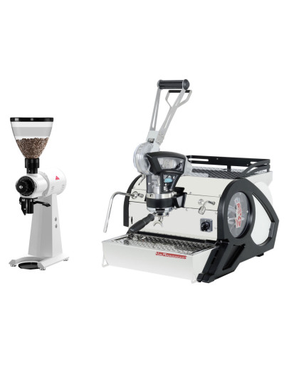 Set La Marzocco Leva X 1 group Espresso Machine + Mahlkonig Allround Grinder EK43