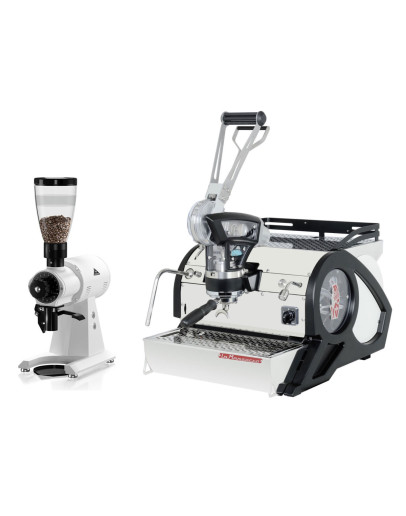 Set La Marzocco Leva X 1 group Espresso Machine + Mahlkonig Allround Grinder EK43 S