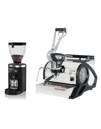Set La Marzocco Leva X 1 group Espresso Machine + Mahlkonig Espresso Grinder E80S GbW