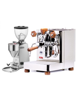 Set Lelit Bianca TOP-Level Espresso Machine + Mazzer MINI Electronic A Coffee Grinder