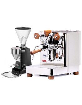 Set Lelit Bianca TOP-Level Espresso Machine + Mazzer Super Jolly Electronic Coffee Grinder