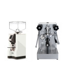 Set Lelit Mara PL62X compact espresso machine with E61 group + Eureka Mignon Turbo 65mm Electronic grinder for Domestic use