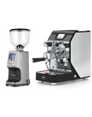 Set Vibiemme Domobar Super Electronic Espresso Machine + Eureka Atom Specialty 65E -On-demand grinder for domestic and professional purpose