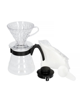 Hario V60 Craft Coffee Maker - dripper +  server  + filters