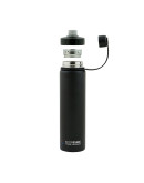 EcoVessel - Insulated Water Bottle Boulder - Black Shadow 700 ml