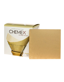 Chemex Square Paper Filters - Natural -  6, 8, 10 Cups