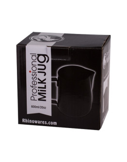 Rhinowares Stealth Milk Pitcher - Black - 600 ml
