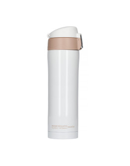 Asobu - Diva Cup White / Brown - 450ml Travel Mug
