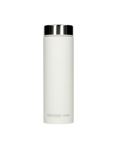 Asobu - Le Baton White / Silver - 500ml Travel Bottle