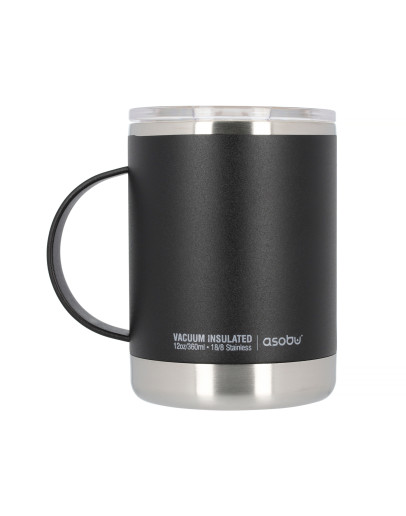 Asobu - Ultimate Coffee Mug Black - Insulated Mug 360ml
