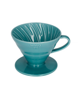 Hario V60-02 Ceramic Coffee Dripper Turquoise Green