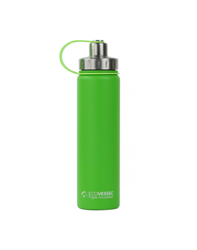 EcoVessel - Insulated Water Bottle Boulder - Mile High Green