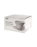 Hario V60 Ceramic Cup and Saucer – 150 ml